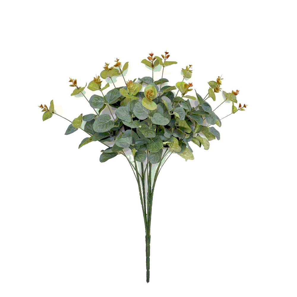 Buqu de Flores Eucalipto Outonado Artificial